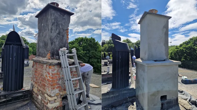 Tynkowanie tradycyjne kominów